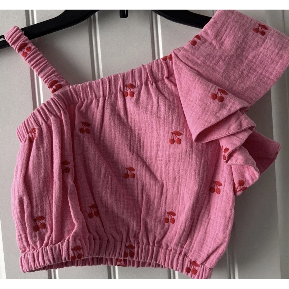 Girls Finding Foxtale Very Cherry Top Size 5